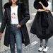 Women's Clothing winter new cotton coat women medium and long large fur collar plus velvet lining parka coat trendy_ecoleips.com