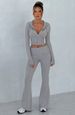 2025 Spring New European And American Cross Border Solid Color Slim Short Hooded Top Casual Pants Suit Two Piece Set Women_ecoleips.com