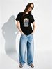Women Retro Sunset Skeleton Drinking Beer Graphic T-Shirt Funny Beer Lover Quote Short Sleeve Casual Streetwear Tee_ecoleips.com