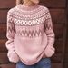 Aria Basics Aria Basics In Stock European And American New Style For Women Hot Sale Round Neck Color Block Loose Fashion Pullover_ecoleips.com