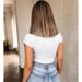 European And American Cross-border Summer Fashion Square-neck Sexy Slim-fit Basic Solid Color Short-sleeve Jumpsuit Top_ecoleips.com