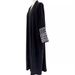 Embroidered Abaya Cardigan Robe Muslim Arabic Clothing Dress_ecoleips.com