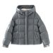 girl Girl Longing For Goose Down Jacket Women High-End Color-Block Hooded Short Loose Thickened Warm Coat Winter 2025 New Model_ecoleips.com