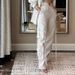 2024 European American High-fashion Two-piece Set In Apricot Color, Multi-pocket Blazer And Loose-fitting Trousers With_ecoleips.com