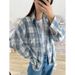 Stylish, Versatile, And Comfortable Long-Sleeved Shirt With A Checkered Pattern Perfect For Autumn And Winter Casual W_ecoleips.com