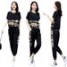 Fashion Sports Suit For Women Plus Size 2025 Summer New Stylish Loose Slimming Casual Short Sleeve Two-Piece Set_ecoleips.com