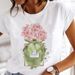 Cross-border Fashion Plus-size Clothing, Women's Colorful High-heeled Shoes, Short-sleeved T-shirts For Women_ecoleips.com