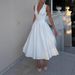 Women's Clothing Summer Women's V Neck Sleeveless Slim Fit Dress Style Clothing For Women For Formal & Casual For Women_ecoleips.com