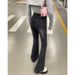 High-waisted Flared Jeans For Women, Spring And Autumn 2026 New Style, Slimming, Figure-flattering, Stretchy,_ecoleips.com