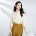 Mulberry Silk For Women 2026 Spring Long Sleeve New Chinese Style High-End Luxurious Elegant Shirt_ecoleips.com