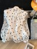 Women's Clothing Sweet Polka Dot Chiffon Blouse For Women Long Sleeves Bow Tie Side Tie Layered Top New Spring Style_ecoleips.com