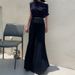 High-Waisted A-Line Midi Skirt 97 Cm Ankle-Length Versatile Slimming Elegant Simple For All Seasons Women's Bottoms_ecoleips.com