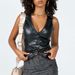 Women's Fashionable and versatile PUV collar button short vest_ecoleips.com