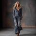 Women's Long Sleeved Denim Jumpsuit Casual Elegant Fashion American Style Washed Jumpsuit For Spring/Autumn Summer_ecoleips.com