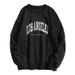 Vintage American Letter Print Fleece Pullover Sweatshirt – Unisex Relaxed Fit, Soft Brushed Lining, Retro Streetwear (S-XXXL)_ecoleips.com