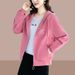 Women's Jacket For Spring And 2024, New Early Autumn Zip-up Cardigan Sweatshirt, Fashionable Hong Kong Style High-end_ecoleips.com