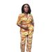 Floral Print Blouse With High-Waisted Wide-Leg Pants Set - Trendy Casual Outfit For Women_ecoleips.com
