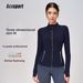Lulu Same Style Jacket Waist Slimming Running Outdoor Cycling Pilates Wear Naked Feeling Yoga Top Women_ecoleips.com