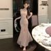 6180 European, American, Southeast Asian Foreign Trade Wholesale 2026 Women's Elegant And Gentle Floral Mesh Slimming_ecoleips.com