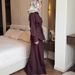 Elegant Long Sleeve Dress Set For Women - Soft & Comfortable Polyester Blend, Stylish & Versatile For Spring & Summer_ecoleips.com