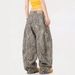 European And American Style Hot Girl Leopard Print Straight Jeans For Women 2025 New Mid-High Waist Loose Casual_ecoleips.com