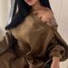 Spring Summer New Arrival Women's Retro Elegant Kaftan Robe Dress Button Detail European American Middle Eastern Export Style Party Wear_ecoleips.com