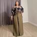 Women's Casual plus Size Pant Set Summer Wide Leg Trousers with Printed Drawstring Top European American Style Clothing_ecoleips.com