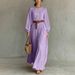 2026 European And American Cross-border Independent Site SHEIN Elegant Long-sleeve Button Dress, Popular Model_ecoleips.com