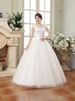 New Korean Style plus Size Princess Wedding Dress Lace Floor Length Slimming Bridesmaid Gown Export Quality_ecoleips.com