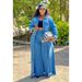 Women's Loose Denim Long Coat European American Style Button Cardigan Trench Coat Jacket With Long Sleeves For Autumn Winter_ecoleips.com