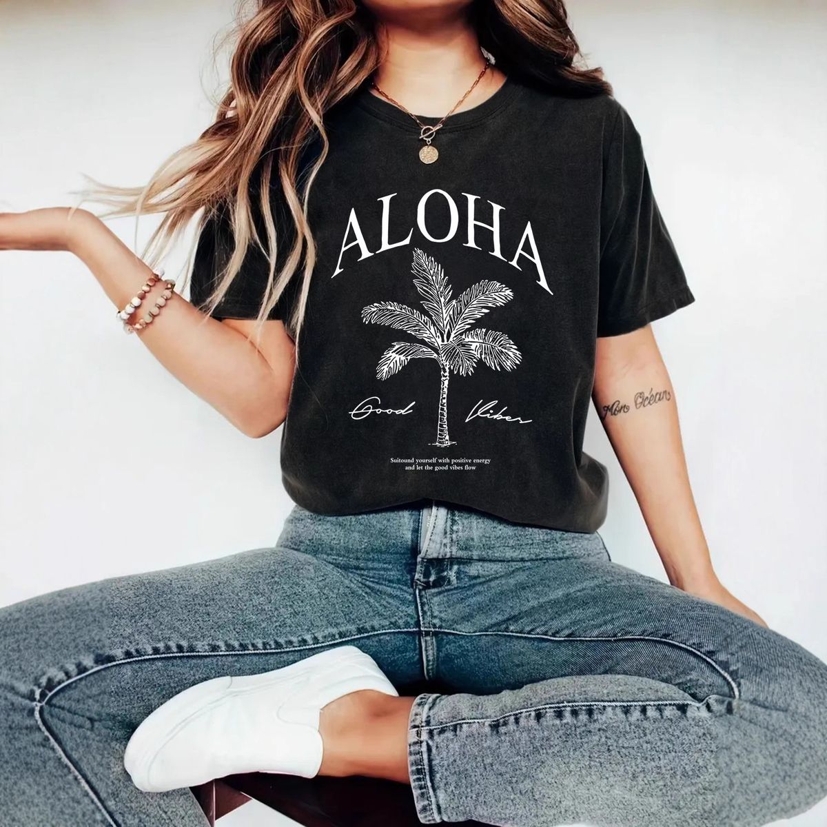 Women's Casual Round Neck Short Sleeve T-Shirt Multi-Color American Style Simple Fashionable Sports Top Solid Printed Loose Fit_ecoleips.com
