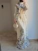 2025 New Muslim Women's Clothing Fashion Flower Print Casual Long Skirt Suit_ecoleips.com