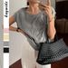 Diyun Cross-Border European And American Casual Vacation Summer Solid Color Short Sleeve Sweater Women's Fashion 2025_ecoleips.com