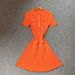 YuooMuoo Chic Aesthetic Women Dress 2025 Summer Turn-Down Collar Buttons Knitted Short Dress Korean Fashion Lady Party Vestidos_ecoleips.com