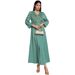Women's Clothing New Heavy Industry Hand Sewn Diamond Robe Dress_ecoleips.com