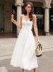 Blifanbo Spaghetti Strap Sexy Maxi Dress For Women Elegant High Waist Slim Patchwork Robe Sleeveless Backless Club Party Dress_ecoleips.com