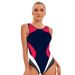 Women's Clothing New Sports Conservative One Piece Swimsuit Sexy Backless Swimsuit_ecoleips.com
