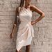 2023 New European Cross-Border Spring/Summer Solid Color Sleeveless Tight-Fitting Dress, Colors, 5 Sizes In Stock_ecoleips.com