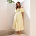 2025 Spring Summer Sexy Hollow Out Women's High-end Slim Fit Backless Vacation Style Mid-length Dress_ecoleips.com