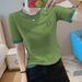 This Year's Popular Top Is A Short-Sleeved Garment Made From Bamboo Fiber Cotton, Designed In A Korean Style For Summer_ecoleips.com