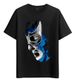 Women's T-Shirts Tshirt Muscle Freaks Lucha Libre Mask Style Blue Silver_ecoleips.com