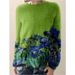 3D Printed Women's Floral Pattern Pullover Sweatshirt Without Hood, Casual Loose Long-sleeve Top, Popular Item_ecoleips.com