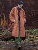 girl New Chinese Zen Style Lazy Linen Quilted Thickened Jacket For Women, Mid-Length Retro Button Warm Cotton Coat_ecoleips.com