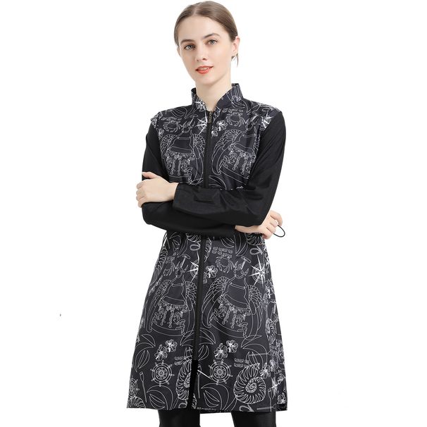 Verve 2025 Muslim Digital Print Swimsuit Hui Ethnic Conservative Three-Piece Sports Swimwear Set S012_ecoleips.com