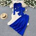 Women’S 3-Piece Set – Sleeveless Vest, Long-Sleeve Knit Cardigan & Midi Skirt, Metal Buttons, Slim Fit (Orange-Red, Rose, Beige, Blue, Brown, Black)_ecoleips.com