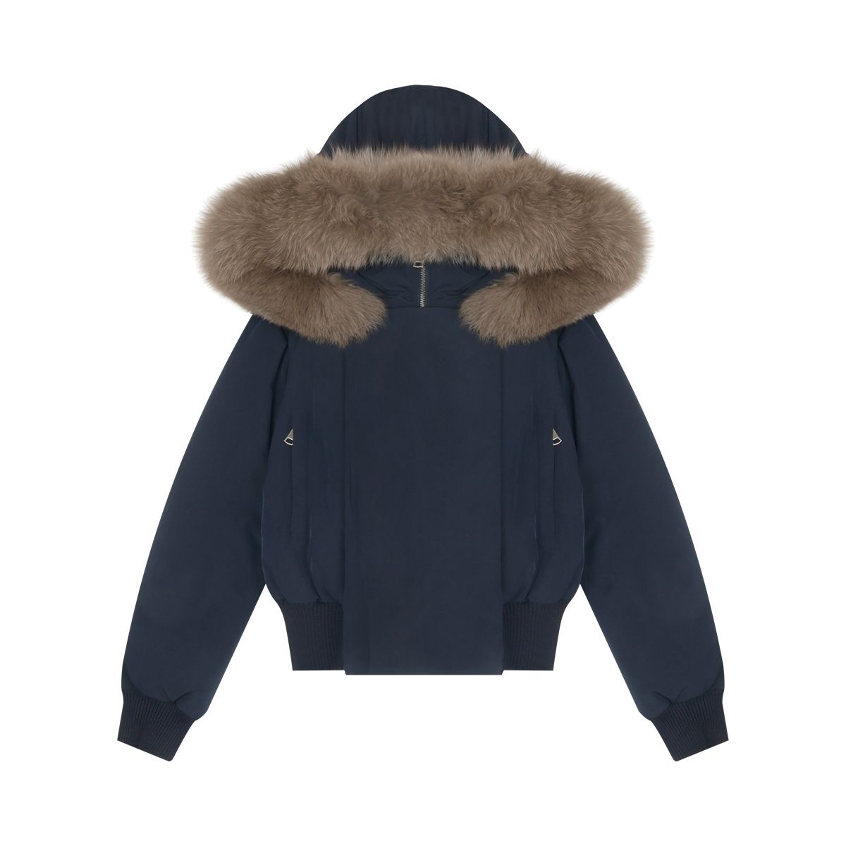 girl Girl Girl Large Fur Collar Hooded For Women Winter New Thickened Warm White Duck Short Down Jacket_ecoleips.com