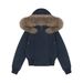 girl Girl Girl Large Fur Collar Hooded For Women Winter New Thickened Warm White Duck Short Down Jacket_ecoleips.com