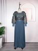 Elegant Long Sleeve Pleated Sequin Evening Dress – Maxi Dress For Autumn/Winter_ecoleips.com