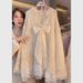 girl French Sweet Bow Sweater Lazy Women's Autumn Winter Outfit 2025 Lace Patchwork Knitted Loose Top_ecoleips.com