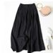 Women's Boho Linen Wide-Leg Palazzo Pants – High Waist Flowy Culottes With Pockets, Loose Fit Casual Beach Pants (Multiple Colors, Ready To Ship)_ecoleips.com
